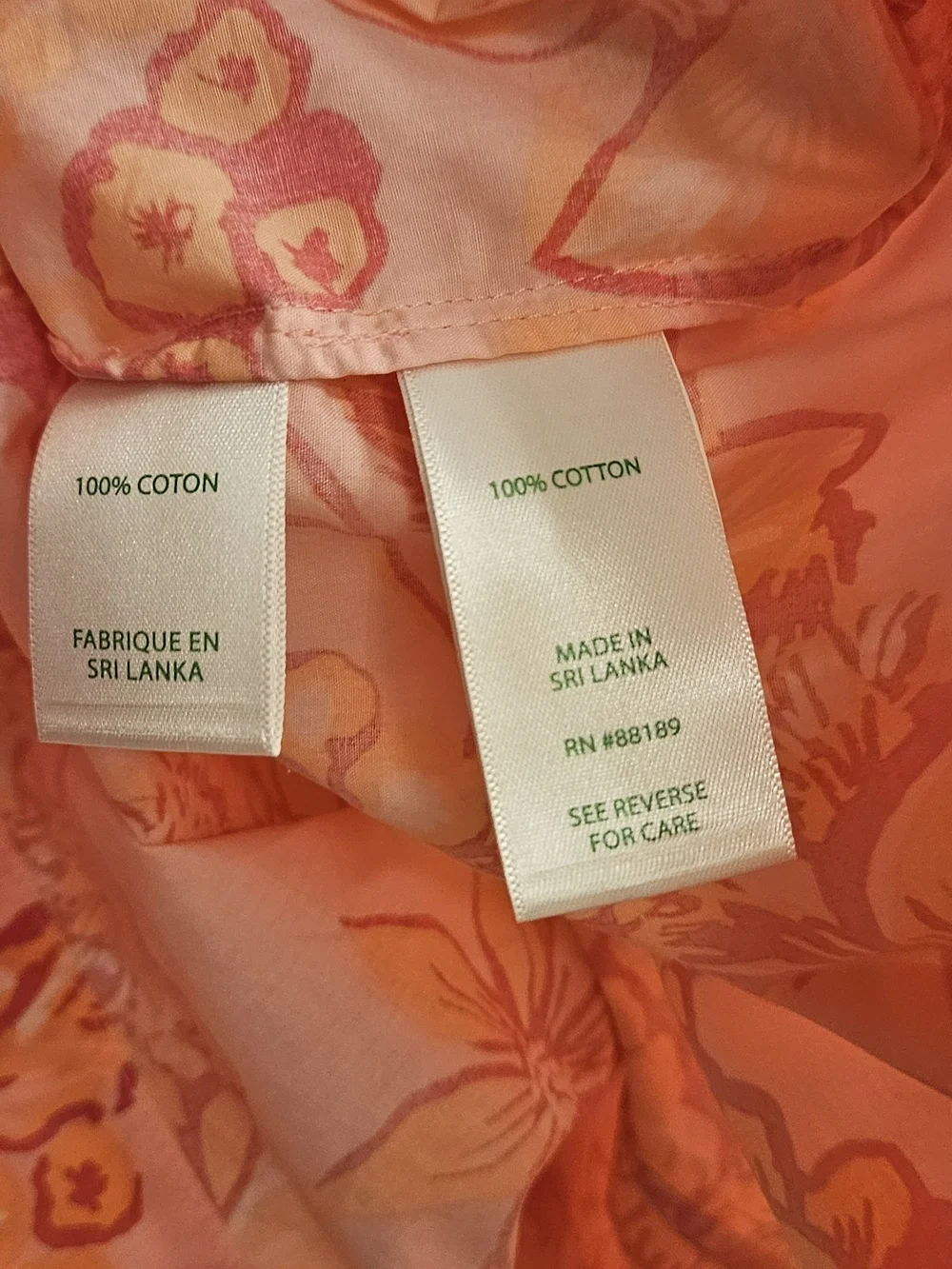 Lilly Pulitzer Barabara 3/4-Sleeve Mandevilla Baby Days Bloom EUC Sz XL